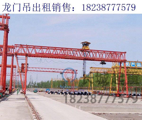 山東濱州龍門吊16噸生產(chǎn)廠家 門式起重機安裝時