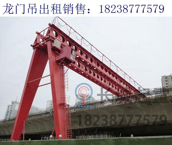 湖北天門煤場抓斗龍門吊 抓取物料注意事項