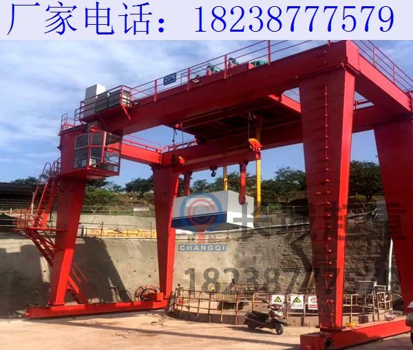 湖南婁底雙梁龍門(mén)吊廠家 門(mén)式起重機(jī)夾軌器的安裝
